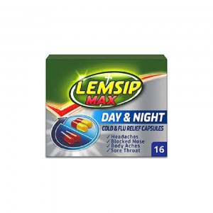 Lemsip Max Day & Night Cold & Flu-16 Capsules