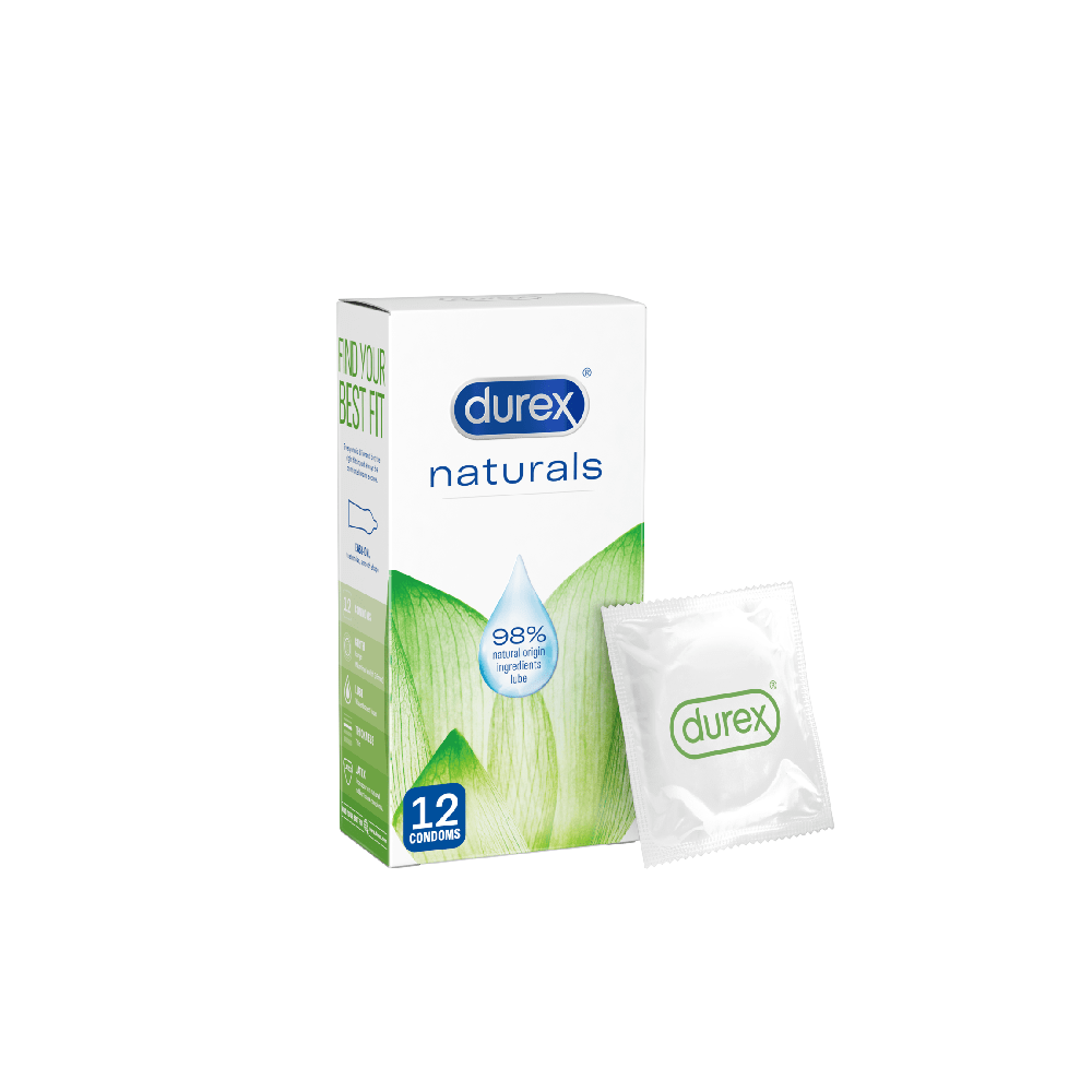 Durex Naturals Condoms 12 pack